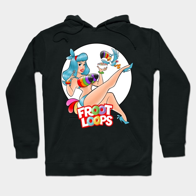 Fruity Pinup Hoodie by Becca Whitaker